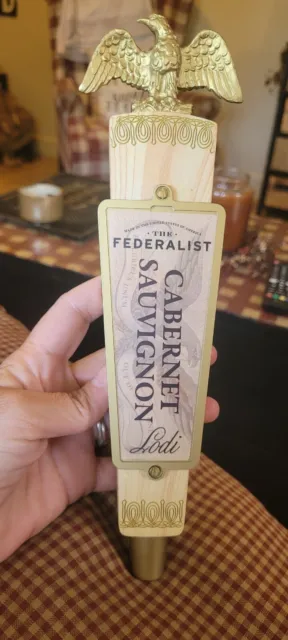 beer tap handle The Federalist Cabernet Sauvignon