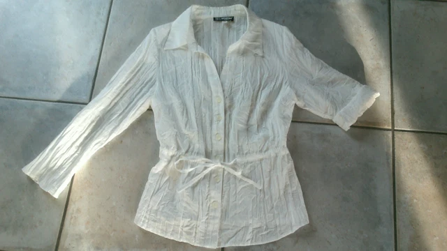 TRÈS BEAU CHEMISIER ceinturé Modissimo Paris taille 42/44 pour