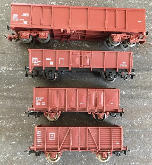JOUEF 6220 B Wagon Tombereau A Essieux Toit Coulissant Blister EUR 15