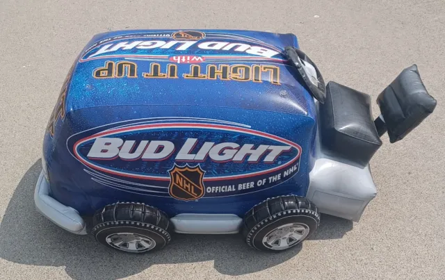 Anheuser Busch BUDWEISER PROMO Bud Light Inflatable Zamboni Hockey Ice Machine