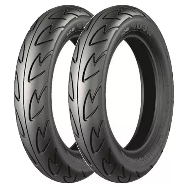 Paar Motorradreifen Bridgestone 90/90-12 44J + 100/80-10 53J Hoop B01