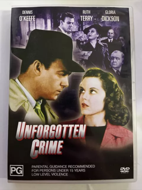 Unforgotten Crime (DVD, 1942) Dennis O'Keefe, Ruth Terry. All Regions