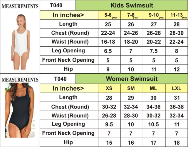 Girls Endurance Swimsuit Swimming Lesson Costume Swimwear Age 3-13 New 2