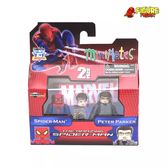Marvel Minimates Series 46 Amazing Spider-Man Movie Spider-Man & Peter Parker