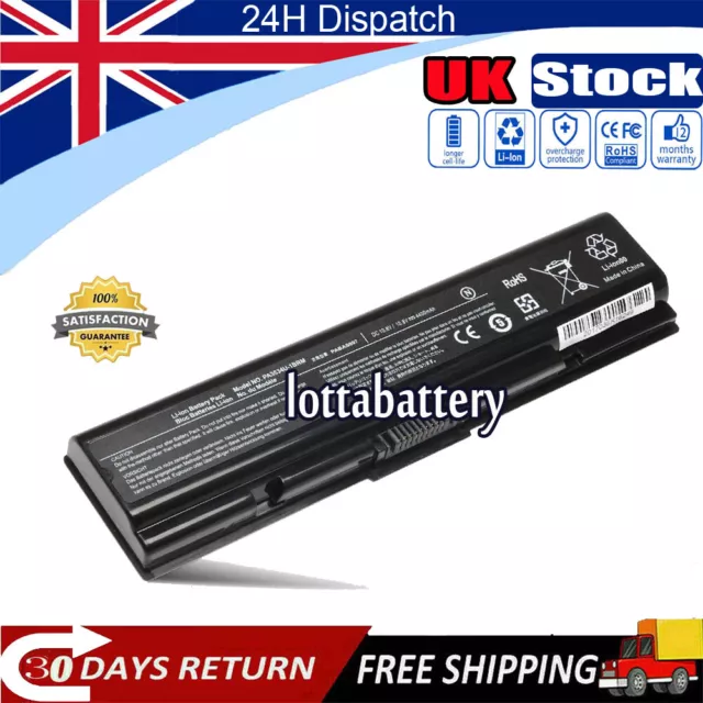 Battery for Toshiba Satellite L450D L455D L500D A300D PA3534U-1BRS PA3533U-1BRS