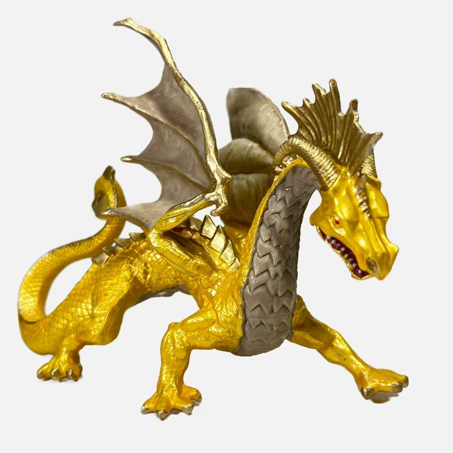 Safari Ltd GOLDEN DRAGON 2013 figure gold dragon toy golden treasure dragon #314