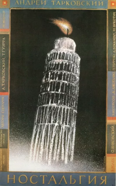 Nostalghia (Andrei Tarkovsky) - Miniature Film Poster / Book Clipping
