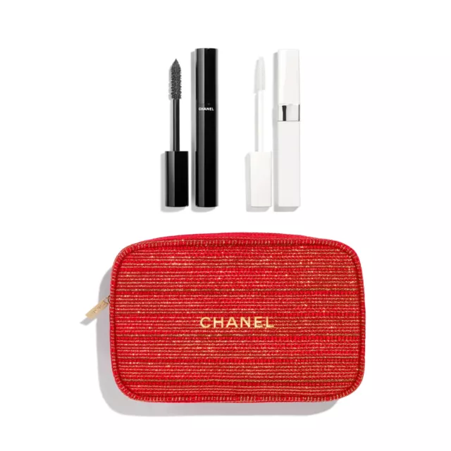 BNIB CHANEL 2020 Limited Edition Holiday Beauty Gift Set Good to Glow Red  Pouch $200.00 - PicClick