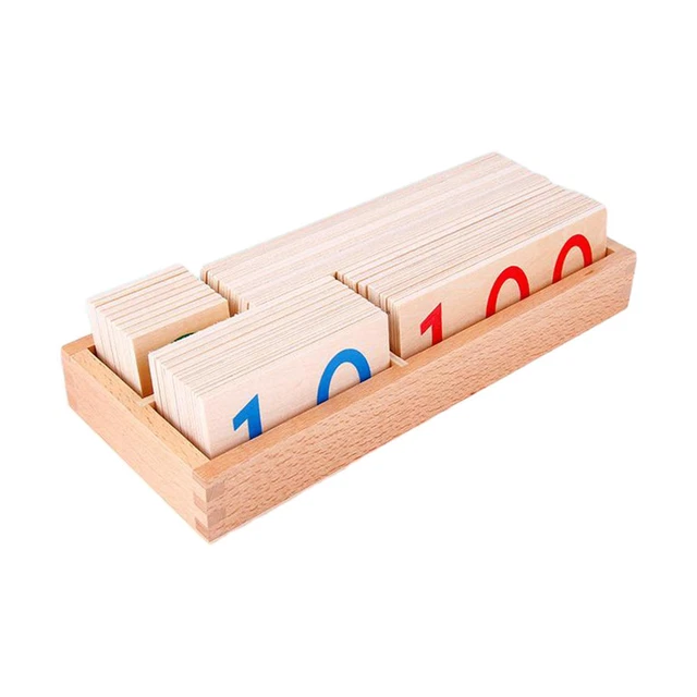 CARTES NUMÉRIQUES ET compteurs Montessori pour les enfants de la petite CARTES NUMÉRIQUES ET compteurs Montessori pour les enfants de la petite