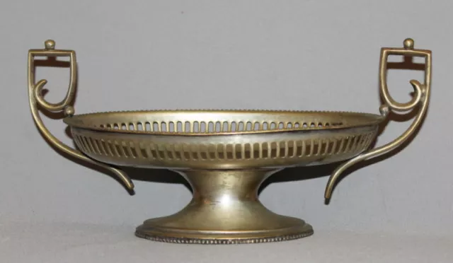 Vintage European Decorative Ornate Metal Bowl Cup