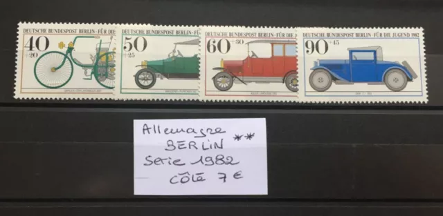 Timbres Allemagne BERLIN Série 1982 NEUF ** MNH