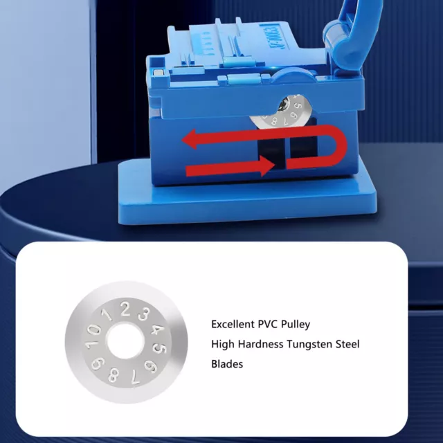 Accurate Angle Mini Fiber Optic Cleaver Cutter With Fine Injection Molding PVC