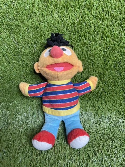 Sesame Street Ernie Plush Stuffed Toy 11” 2002 Mattel Fisher-Price