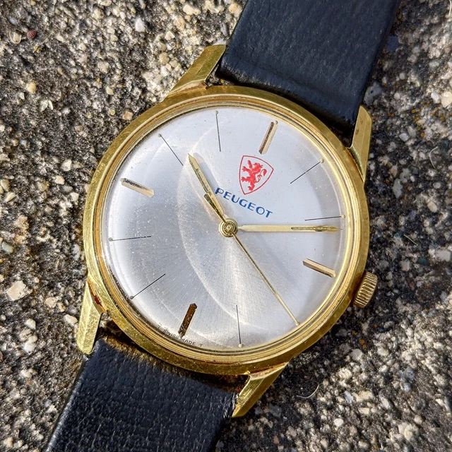 RARE VINTAGE PEUGEOT 1960s Watch Swiss Made Manual Wind ST 1686 EUR