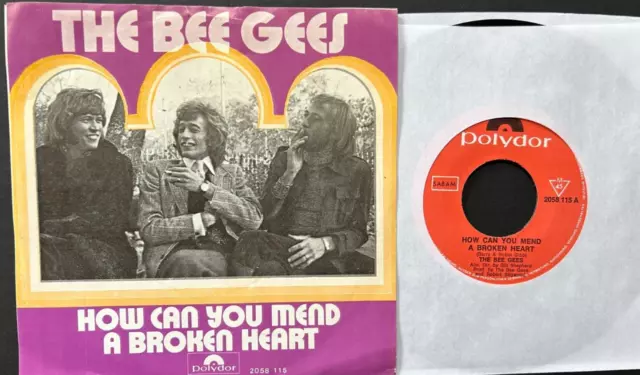 NEW 1971 7" Belgium Vinyl BEE GEES HOW CAN YOU MEND (BARRY ROBIN & MAURICE GIBB)