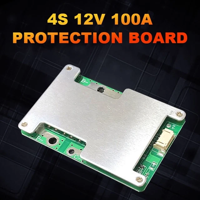 4S 12V 100A LiFePO4 Lithium Battery  Board with  Battery Balance/Enhance BMS Ph