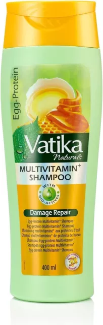 Vatika Naturals Multivitamin + Shampoo Egg-Protein, 400ml