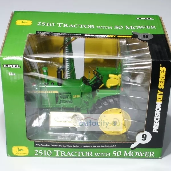 Ertl John Deere 2510 Tractor With 50 Mower - Precisionkey Series 9 45177