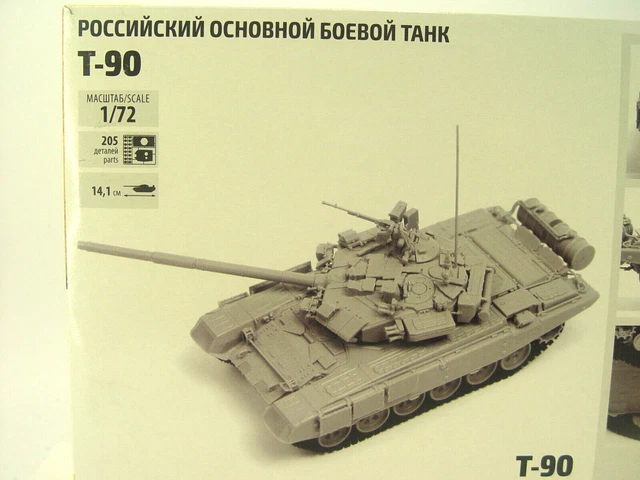 RUSSISCHER T-90 KAMPFPANZER - Zvezda Bausatz 1:72 - 5020 #E EUR 11,90 ...