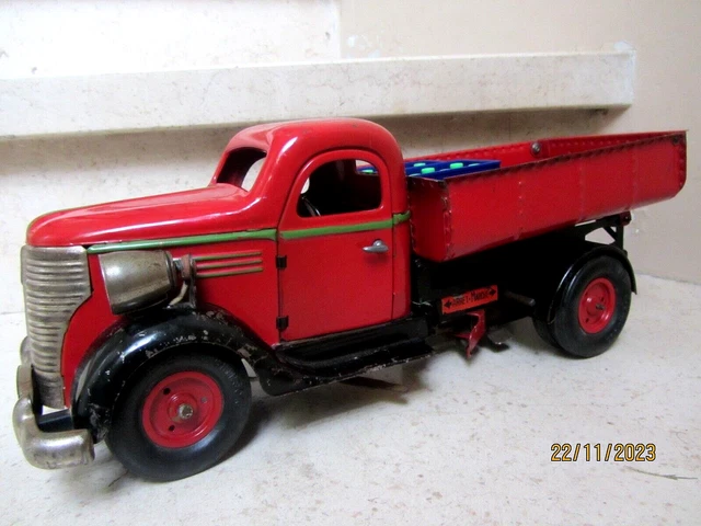 Camion RC - PWSHYMI - Camion à benne basculante - Télécommande automatique - Éclairage réaliste