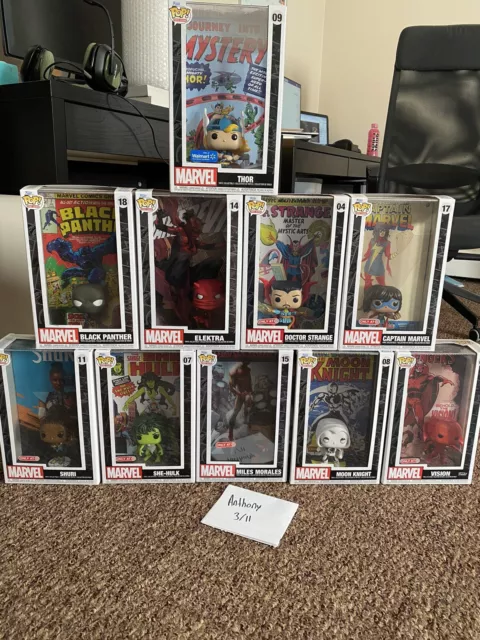 Funko Pop! Marvel Lot: Doctor Strange, Thor, Moon Knight And MORE. 10 TOTAL