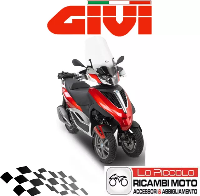 Givi Pa 5600Dt+D5600Kit Parabrezza Cupolino Givi Piaggio Mp3 Yourban 300 2013