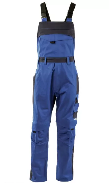 Albatros Latzhose Hose ProfiLine 28.637.0 grau-royalblau-blau 286370 Gr.S / 48