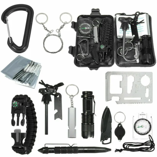 Kit 13 In 1 Sopravvivenza Trekking Militare Escursioni Gite Campeggio Pesca Casa 2