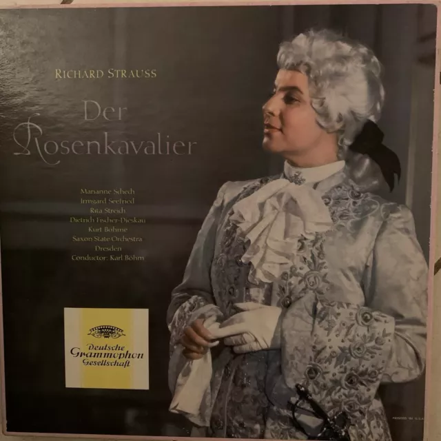 STRAUSS Der Rosenkavalier - BOHM, Schech, Seefried, Streich - DGG TULIP 4LP BOX