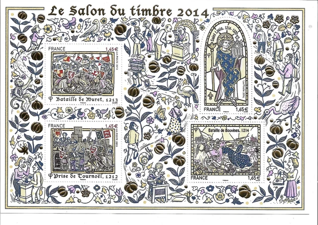 Timbres France bloc N° 135 Neuf sans charnière - La Maison du