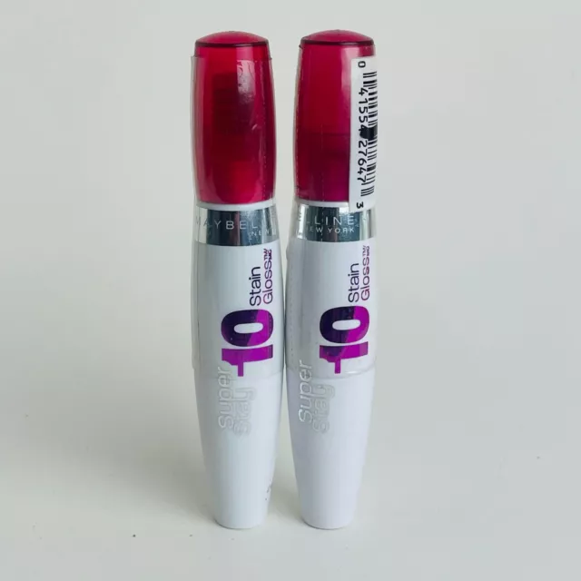 Lot of 2  Maybelline New York Superstay 10 hour Stain Gloss # 120 Berry Heavenly