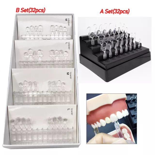 Dental Veneer Mould Kit Composite Resin Mold Light Cure Teeth Whitening Anterior