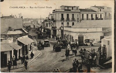 CPA ak casablanca rue du Général drude morocco (22949)