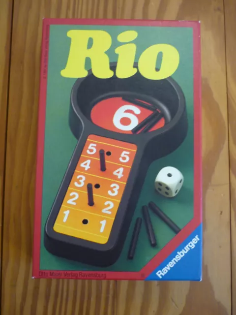 Rio - Spiel von Ravensburger 1981 - Vintage Würfelspiel - Von 8-99 Jahre