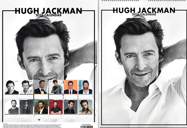 HUGH JACKMAN CALENDAR 2026 A3 Size 30 X 42 Cm 15 05 PicClick UK Hugh Jackman Calendar 2026 A3 Size 30.webp
