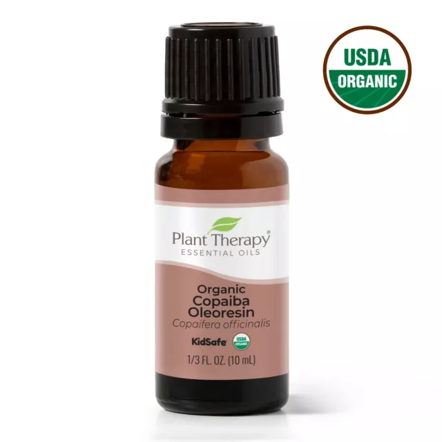 Plant Therapy Copaiba Oleoresin Organic Essential Oil 100% Pure, Undiluted
