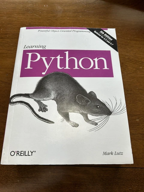 LEARNING PYTHON : Powerful Object-Oriented Programming by Mark Lutz ...