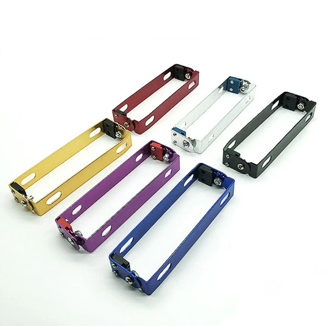 Portatarga moto in lega flessibile di alluminio con angolo regolabile