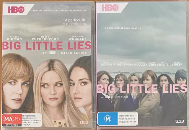 BIG LITTLE LIES: Season 1 DVD HBO Television Drama Series Nicole Kidman  $7.95 - PicClick AU