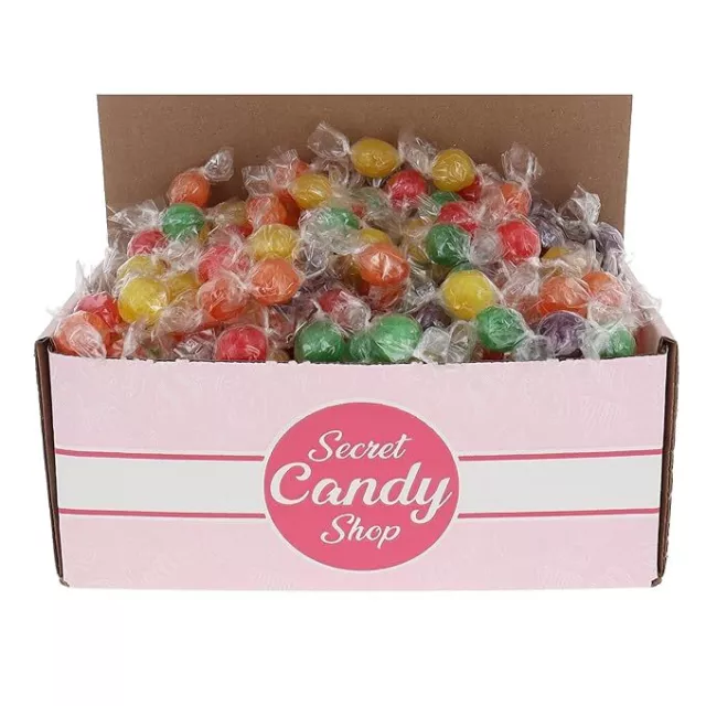 Primrose Classic Hard Candy Bulk Box, Individually Wrapped, Sour Fruit Balls