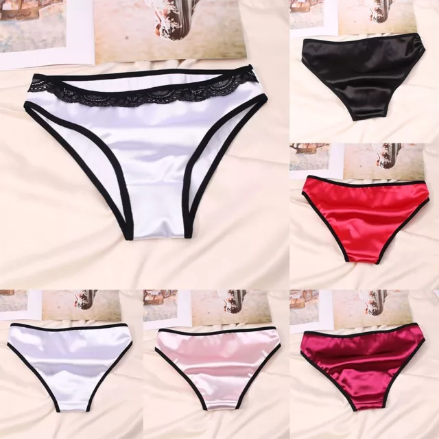 Sophisticated Satin G String Thong Underwear for Women in Trendy Colors