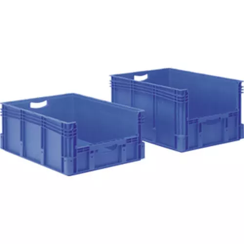 Euro-Stapelbehälter / Volumen wählbar / BxT 600 x 800 mm / Standardboden