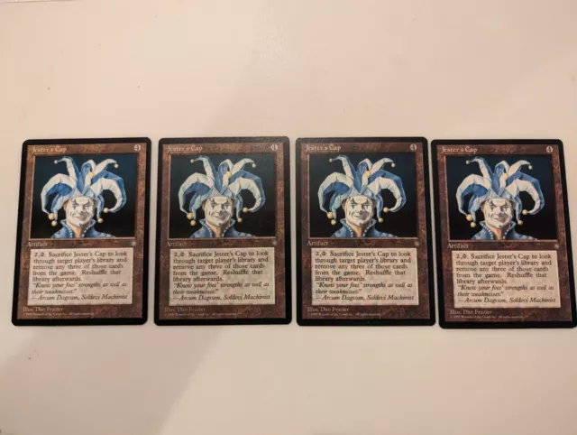 Jester's Cap ICE AGE Lot De 4 Carte Magic Mtg