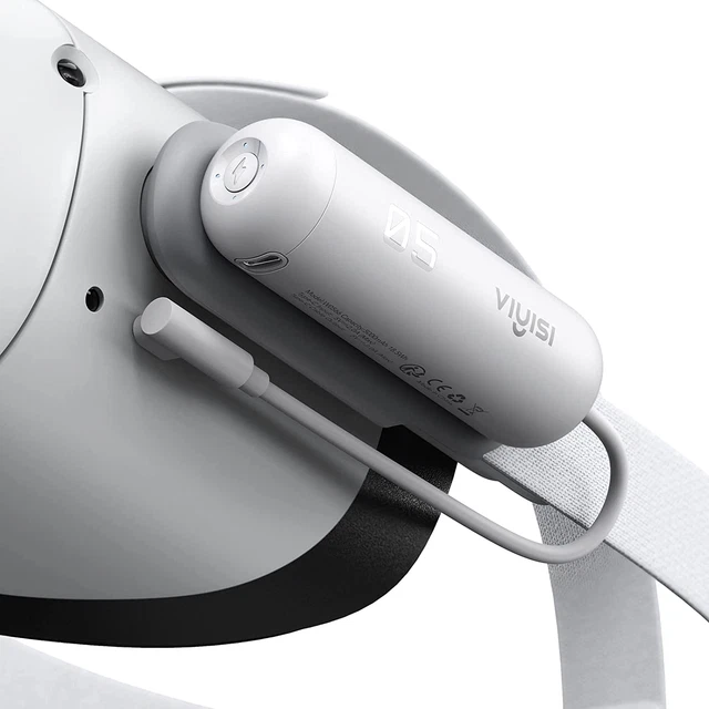 VIYISI META QUEST 2 Battery Pack 5000Mah Rechargeable Extended Power