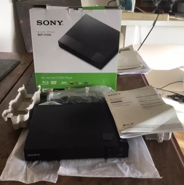 Sony BDP-S1500 Full HD Blu-ray DVD Player…Almost new! Sony BDP-S1500 Full HD Blu-ray DVD Player…Almost new!