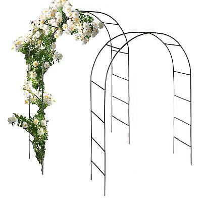 Arche Arc Rose Porte D'Arche Rankenbogen Rosenspalier plein Cintre Portes Tuteur Métal 