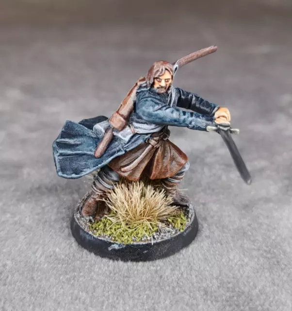 ARAGORN/STRIDER, pro painted 28mm miniatures, lotr mesbg, lord of the rings