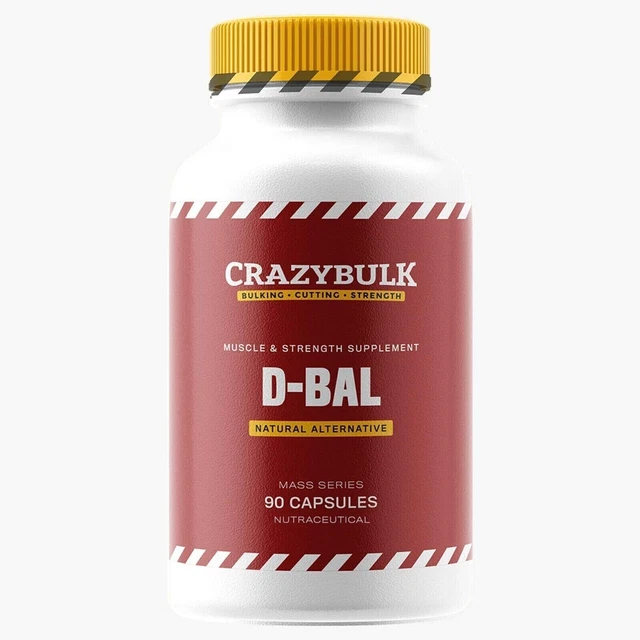 ¡Distribuidor oficial! CRAZYBULK D-BAL Muscle Builder Fuerza Ganancia Crazy...