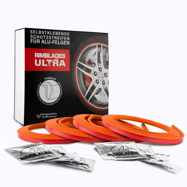 Rimblades Ultra NEU 2022 Felgenschutz Felgenringe Rim Guards ORANGE
