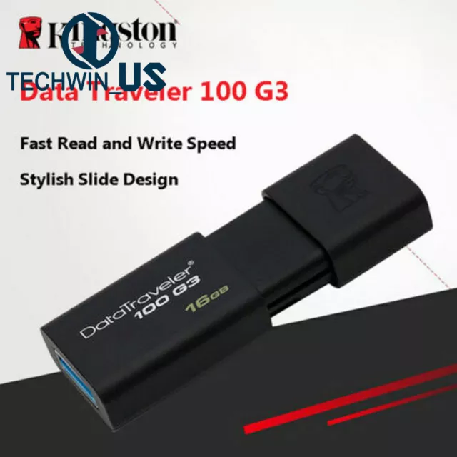 Kingston DT100G3 8GB 16/32/64GB 128GB Data Traveler USB 3.0 Flash Pen Drive